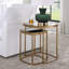 Eddica Glass Nesting End Table