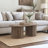 OBLONG COFFEE TABLE WITH SEMI-ROUND LEGS-734091992