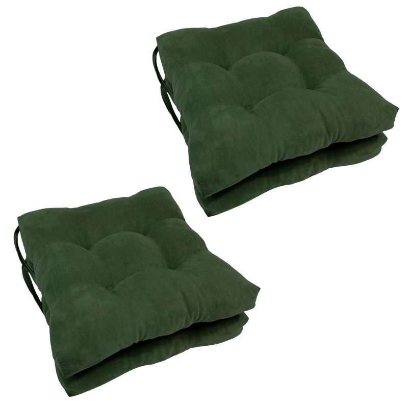 Outdoor 3.5'' Seat Cushion, Hunter Green