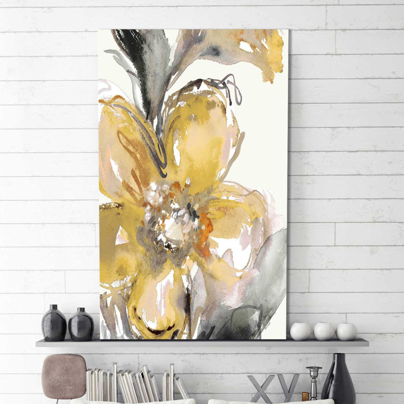 " Bright Blooms I " Painting Print, 40" H x 18" W x 1" D