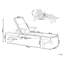 196cm Long Sun Lounger