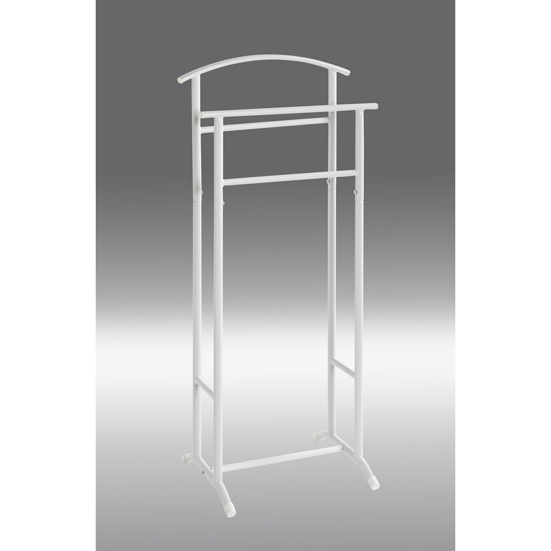 Metal Freestanding Coat Rack, White