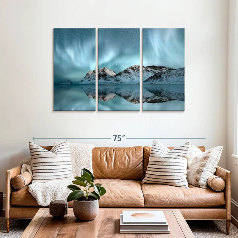 Alvord Nordland Northern Lights, H 36 po x l 57 po