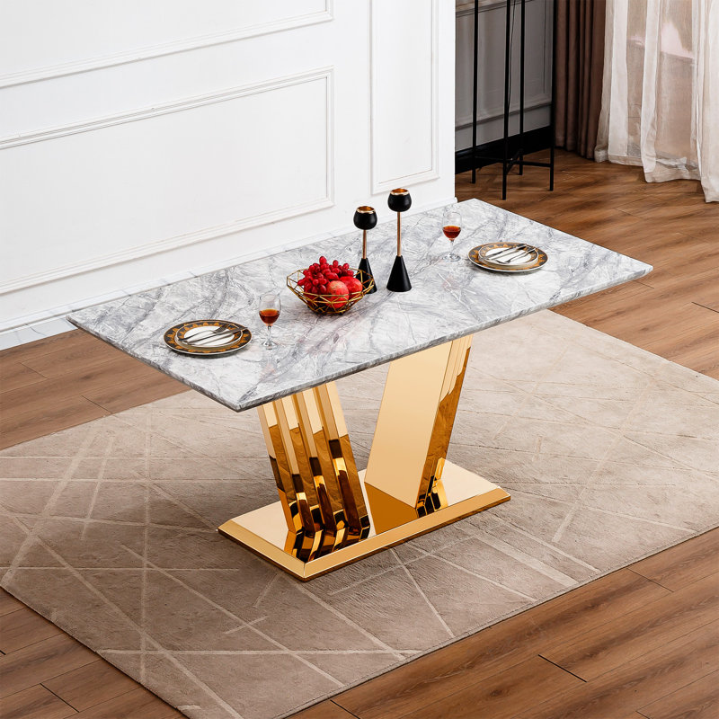 Table de cuisine 70 po Modern Modern