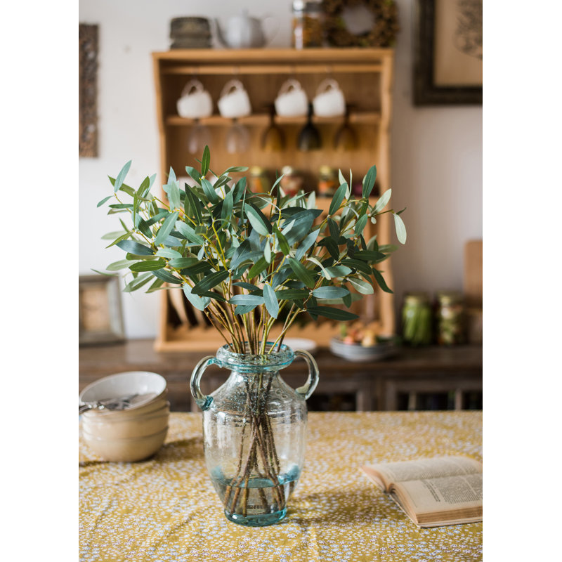 Olive Leaf Arrangement, 31.1" H x 3" W x 1"D 