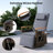 Set Of 2 Outdoor 360° Swivel Rattan Recliner Chair Patio Wicker Chaise Lounge Chair-576040640