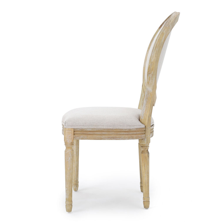 Jair Upholstered King Louis Back Side Chair