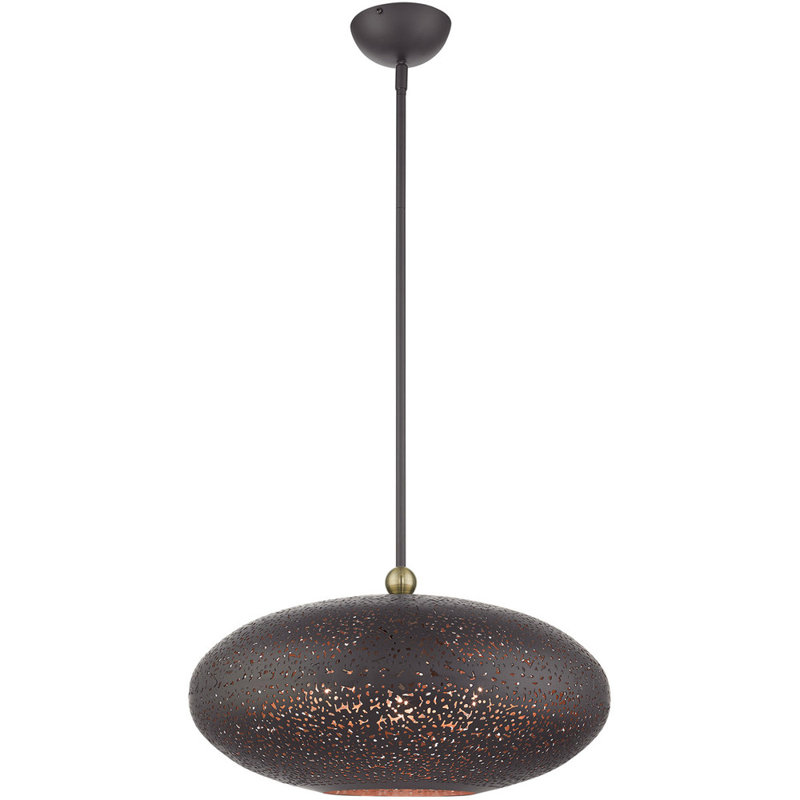 Luminaire suspendu géométrique à 3 lumières
