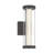 Savron 1 Light LED Outdoor Sconce in Black-105509874