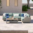 Ehrenfried 6 - Person Modular Patio Conversation Set with Cushions