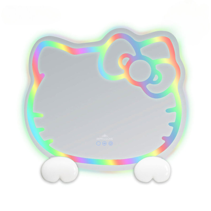 Miroir de maquillage avec éclairage mural et éclairage mural RVB Hello Kitty Mirror 2.0