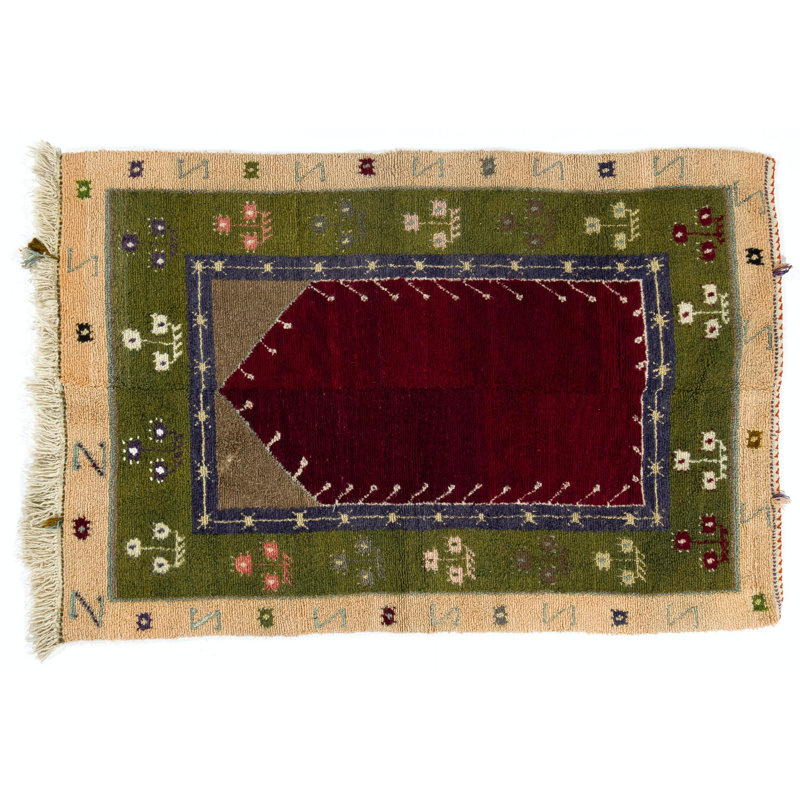 Tapis turc vintage unique fait à la main One of a Kind