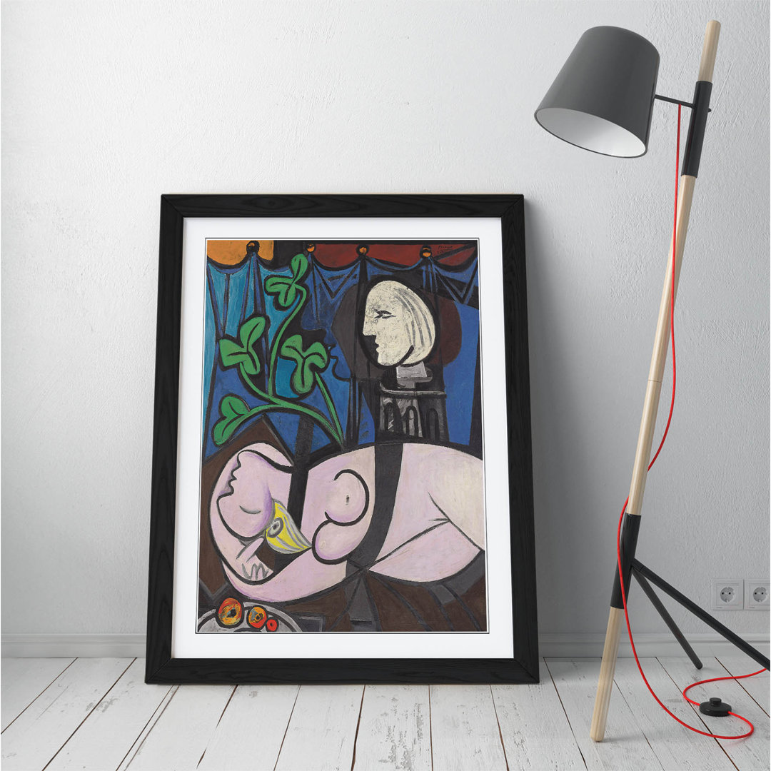 - Pablo Picasso Nude Green Leaves And Bust Framed Wall Art Picture Print