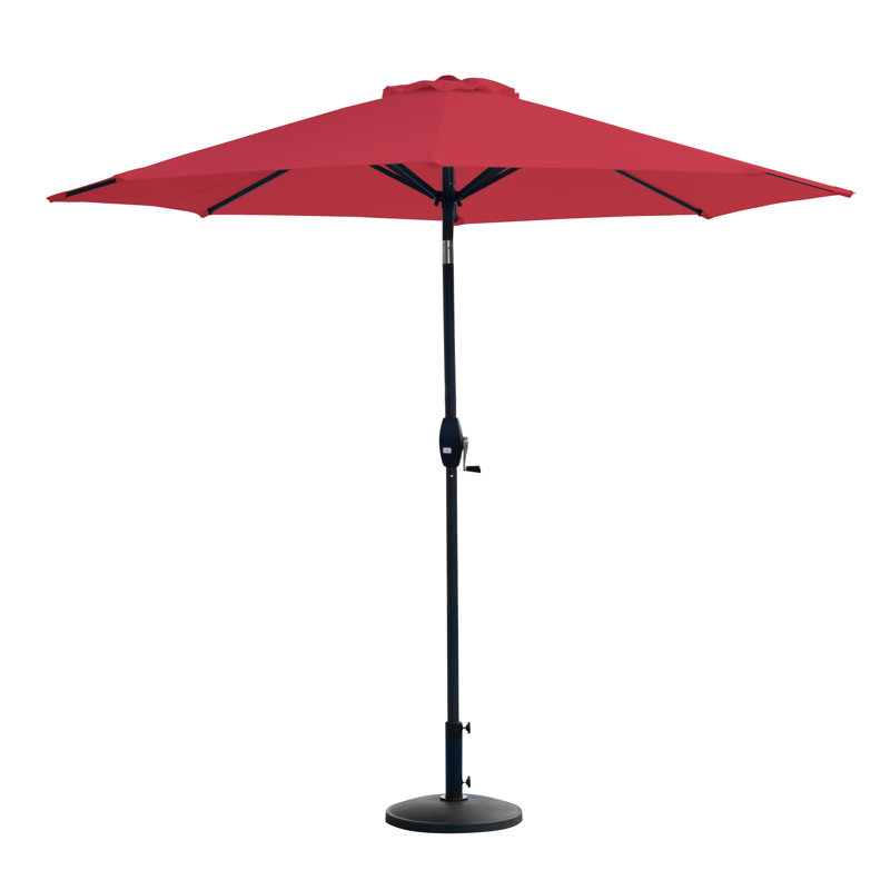Parasol de marché 9 pi Pierpoint, Rouge