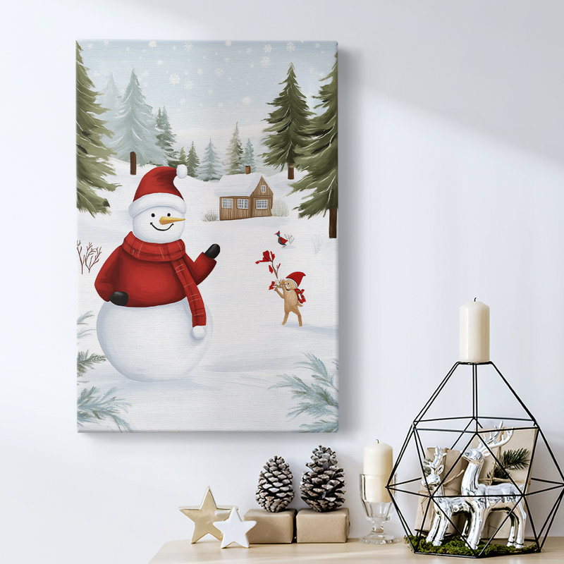Art des Fêtes de Noël - Toile tendue avec châssis CCCCXXII, H 48 po x l 32 po