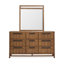 Grand lit de rangement avec commode Gragg