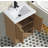 Alyshia 24" Freestanding Bathroom Vanity Oak