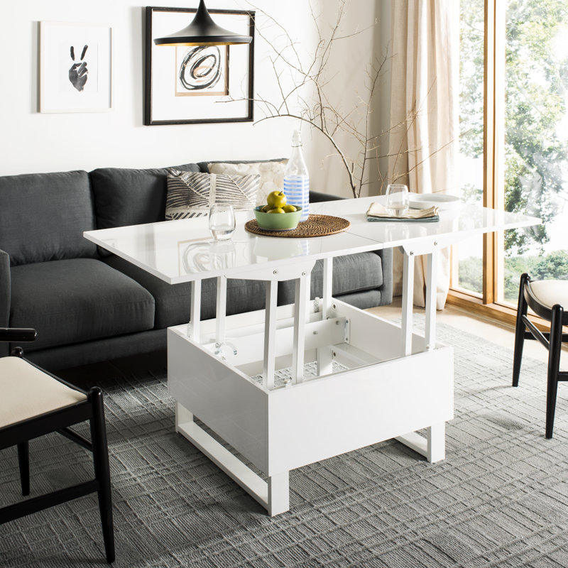 Table basse, blanc