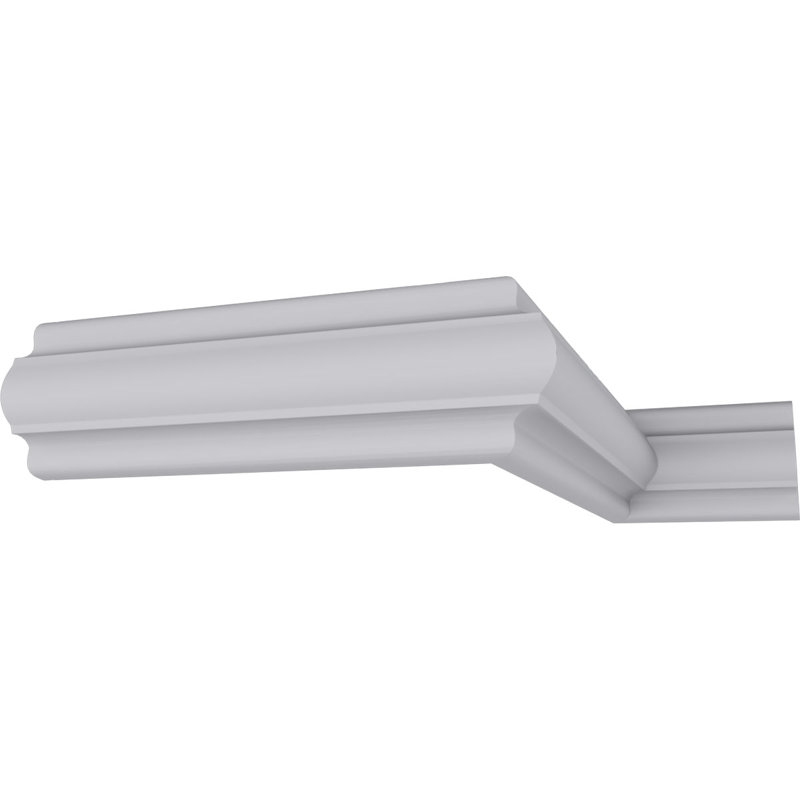 1 1/2"H x 1 1/2"P x 2 1/8"F x 94 1/2"L Bradford Smooth Corner Moulding