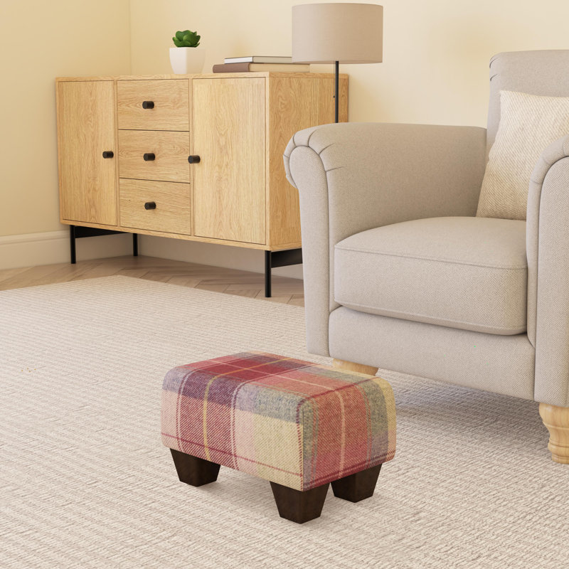 Manufactured Wood Accent Stool, Mahogany
