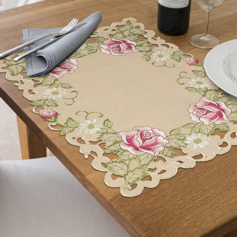 Ensemble de napperons Adda Elegant Beige