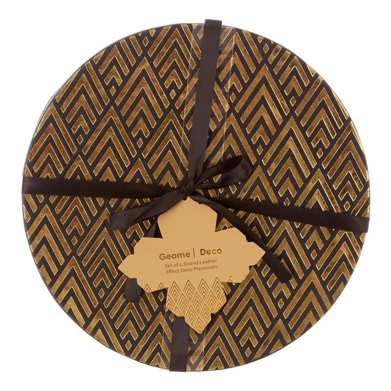 Geome Geometric Round Placemat