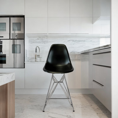 Counter Stool with Metal Frame