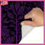 Tapis de bain mauve à motif botanique-272892923