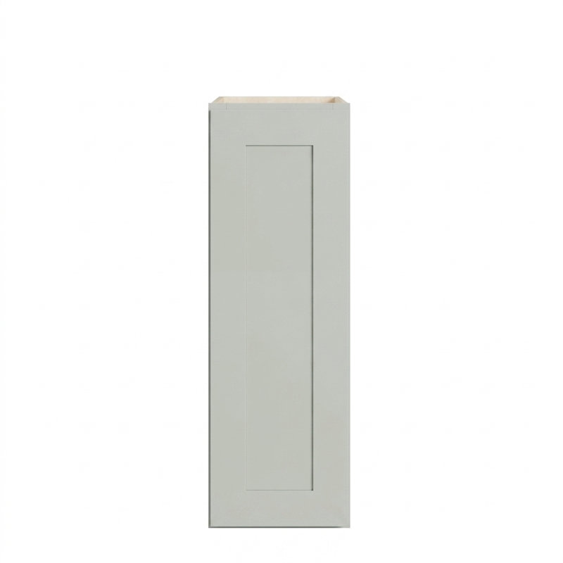 Armoire murale moderne de style Shaker, structure en bouleau massif, caisson en contreplaqué plaqué bouleau, fini mat doux à base d'eau, étagère réglable, plusieurs largeurs (9" à 39")