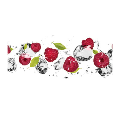 Raspberry And Water - Wrapped Canvas Print