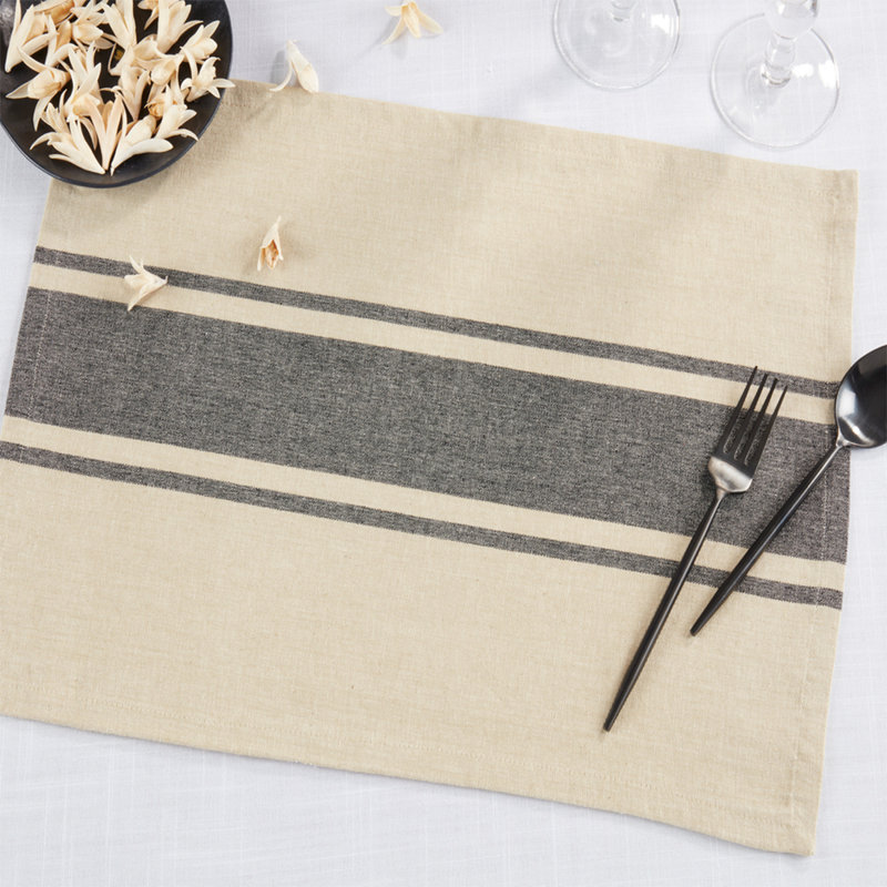 Cotton No Pattern Rectangle Placemat
