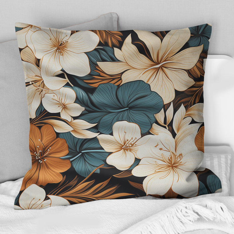 Coussin décoratif monochrome en polyester Serenity, H 16 po x l 16 po