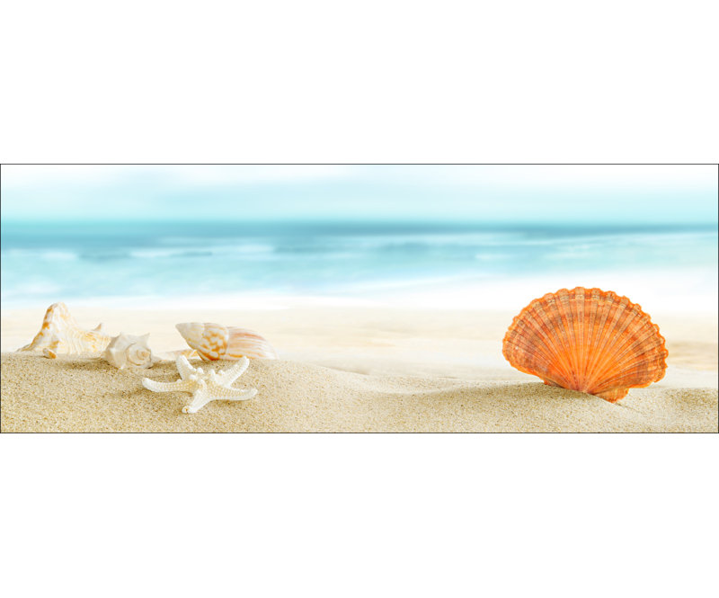 No Frame Print on Glass, 50 cm H x 125 cm W x 1.4 cm D