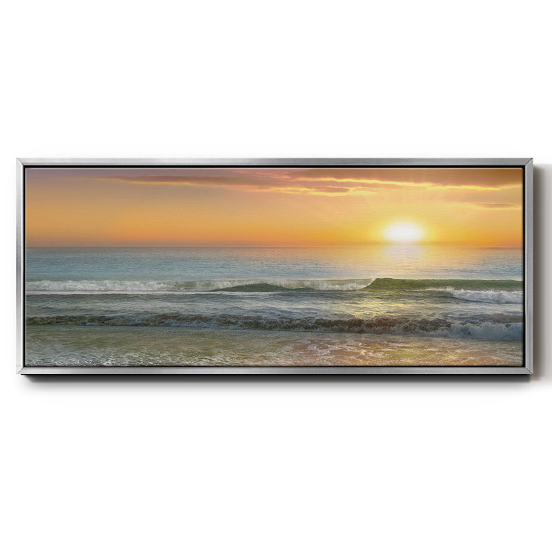 Dawn Rays- Framed Canvas, 8" H x 20" W