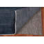Dark Navy Blue Modern Gabbeh Persian Runner Rug 3x8