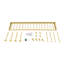 Blondsville 59" Adjustable Hanging Glass Wine Rack-88452382