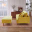 Chaise longue et tabouret rembourrés Mashawna-1772130836