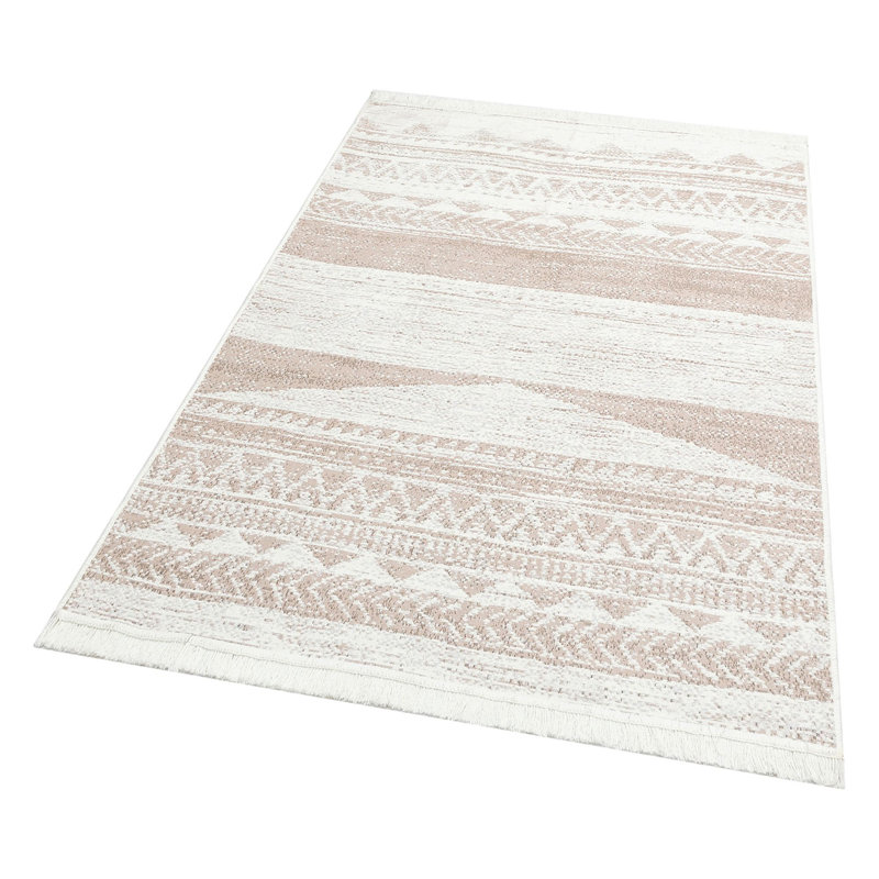 Premium Flat Weave Area Rug, 4.0 x 5.9 Feet, 100% Cotton, 1100 g/m² | No Pile, 0.2 Inches Thick | Machine Washable at 86°F | Soft, Durable, Ideal for Living Room, Bedroom & Dining Areas, Stylish and Easy Care