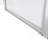 1 3/8" Adjustment,Universal Pivot Shower Door, Open Outside, With 1/4" Tempered Glass Finish-109553897