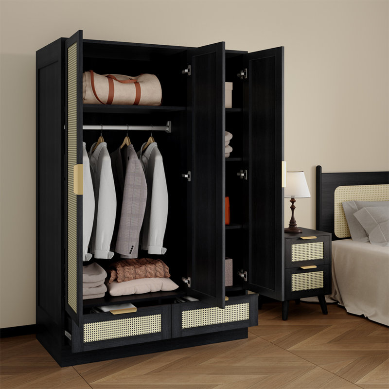Boho 3 Door Wardrobe