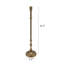 Porte-bougie piédestal - Bronze chaud, décorations perlées, décoration intérieure de style transitionnel-366256373-366256376
