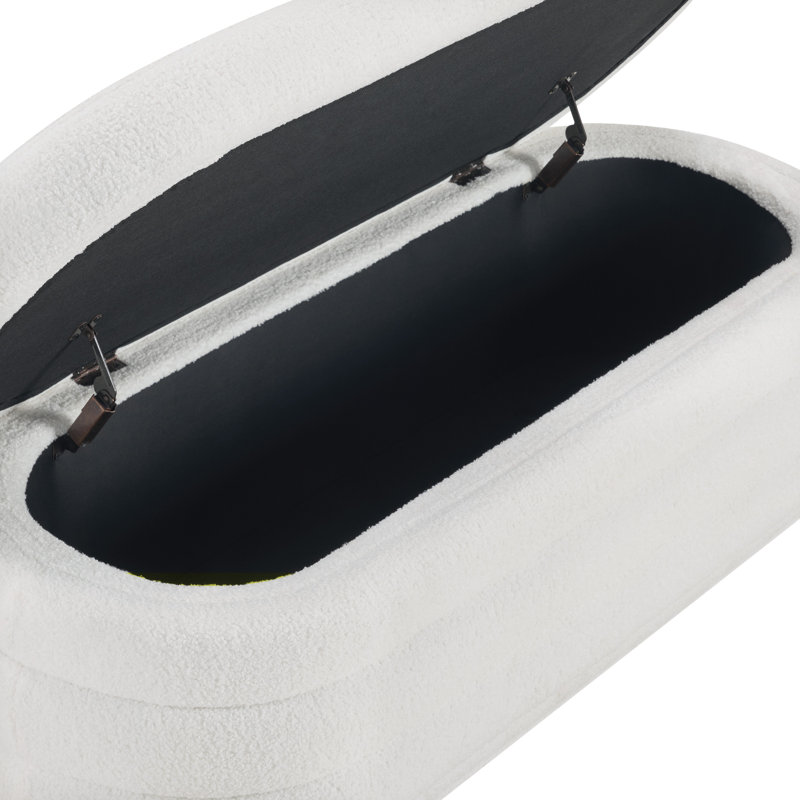 Fentress Storage Bench, Ivory