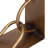 Chenery Two-Piece Metal Bookend Set for Bookshelf Decor in Living Room or Bedroom-737494403