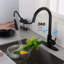 Robinet de cuisine tactile avec douchette extractible