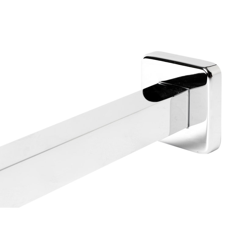 Bras de douche, Chrome poli