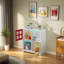 Armoire de rangement colorée avec poignées en céramique