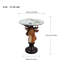Table d'appoint avec tête de cerf et table d'appoint