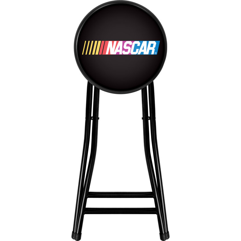NASCAR Upholstered Counter Stool with Metal Frame