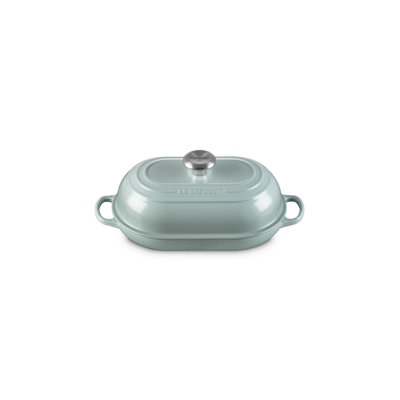 Le Creuset Signature Cast Iron Oval Bread Oven, 11.5 In., Sea Salt