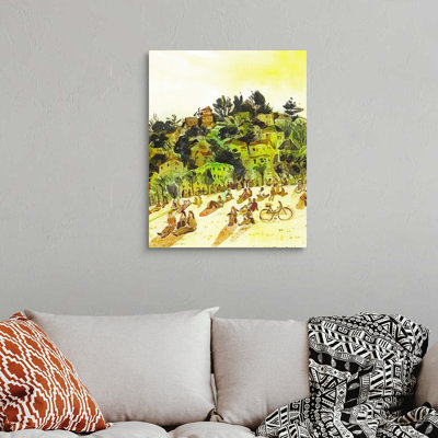 " Dolores Park - Mission District, San Francisco, California " Watercolor Print